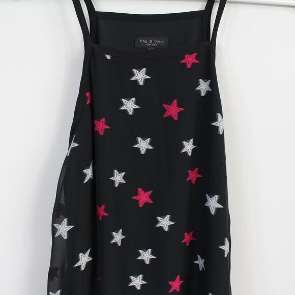 Rag & Bone Sonny Star Flowy Spaghetti Strap Midi Dress - Picture 7 of 11